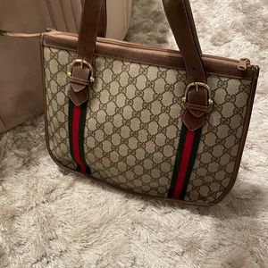 Rare Vintage Gucci top handle bag